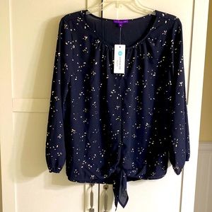 West Kei Stitch Fix knot blouse
